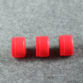 Tallas de tornillo de plástico rojo de 28 mm de fábrica de fábrica de China